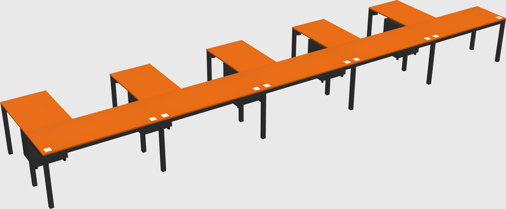 L-shaped desk