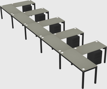 L-shaped desk