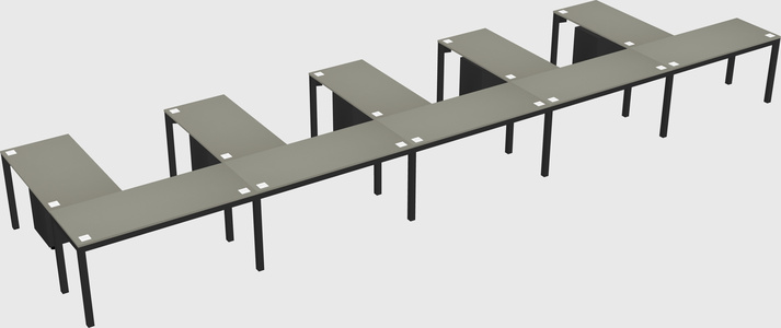 L-shaped desk
