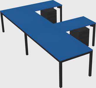 L-shaped desk
