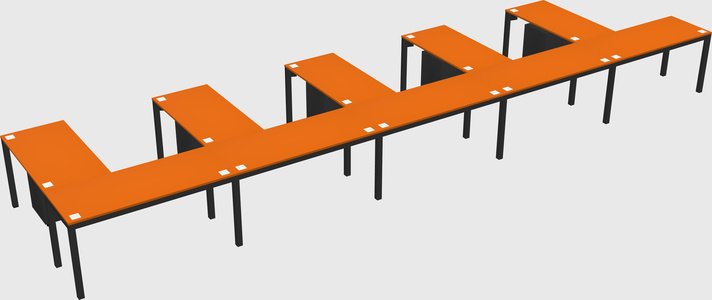 L-shaped desk