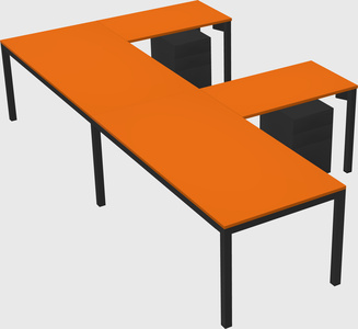 L-shaped desk