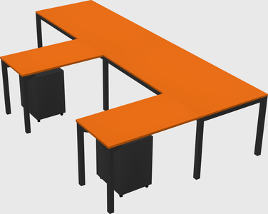L-shaped desk