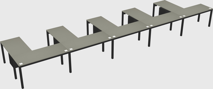 L-shaped desk
