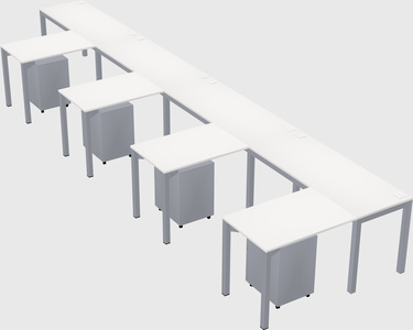 L-shaped desk