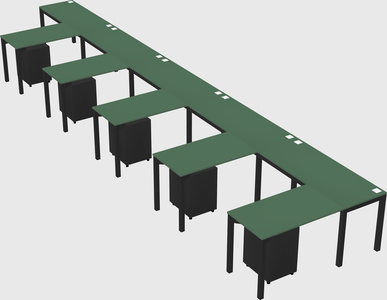 L-shaped desk