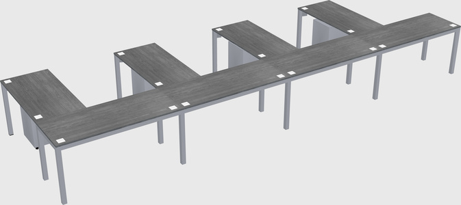 L-shaped desk