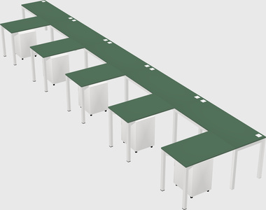 L-shaped desk