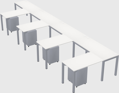 L-shaped desk