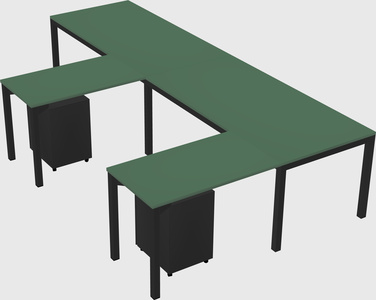 L-shaped desk