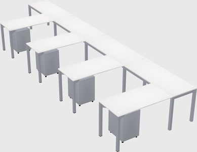 L-shaped desk