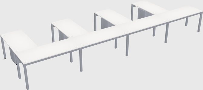 L-shaped desk