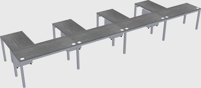L-shaped desk