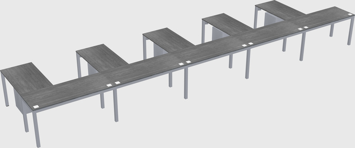 L-shaped desk