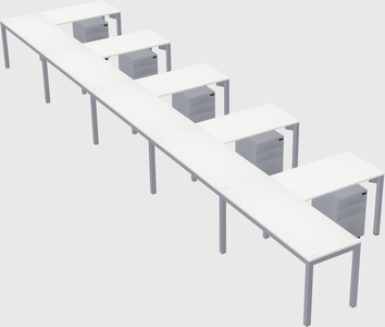 L-shaped desk