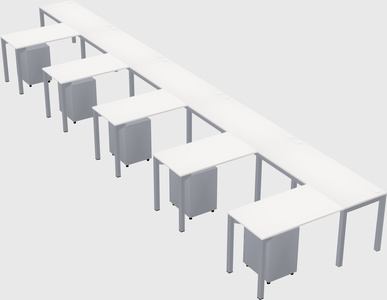 L-shaped desk