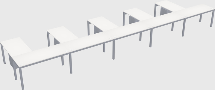 L-shaped desk