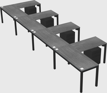 L-shaped desk