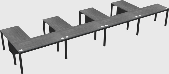 L-shaped desk