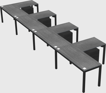 L-shaped desk