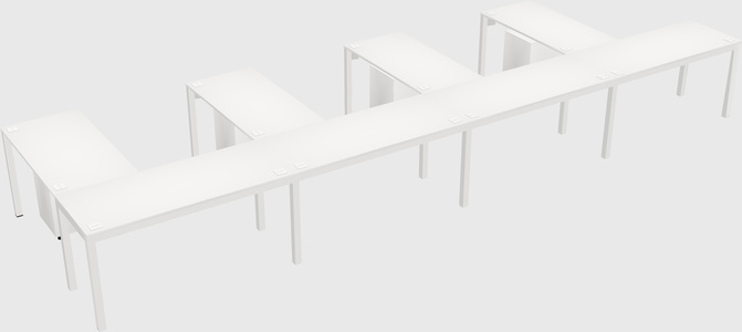 L-shaped desk