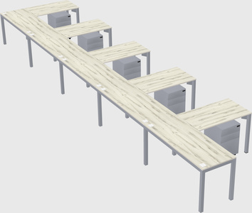 L-shaped desk