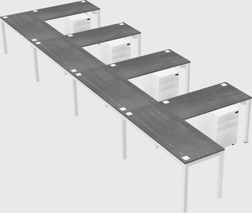 L-shaped desk