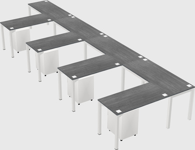 L-shaped desk