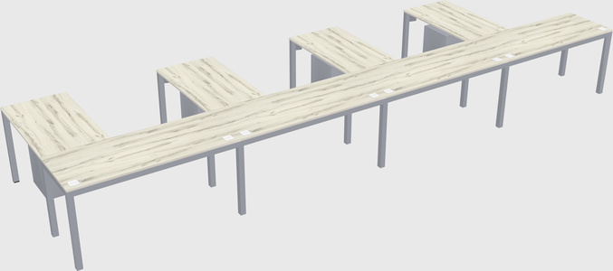 L-shaped desk