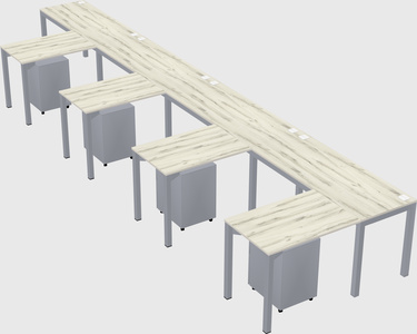 L-shaped desk