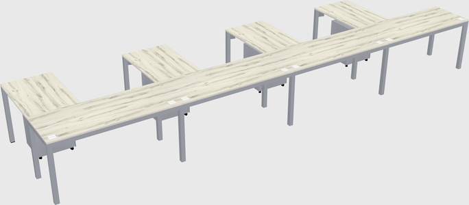 L-shaped desk