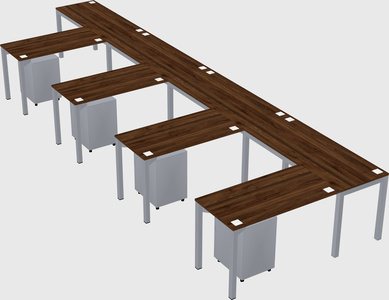 L-shaped desk