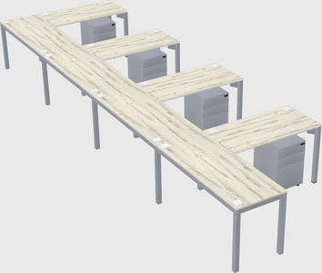 L-shaped desk