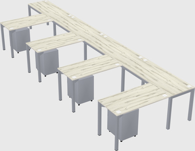 L-shaped desk