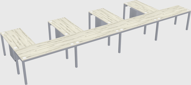 L-shaped desk