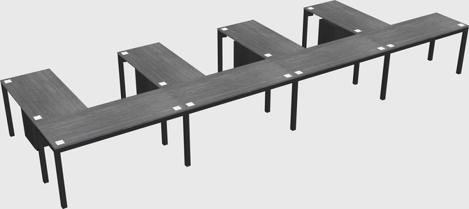 L-shaped desk