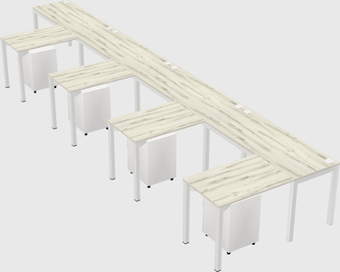 L-shaped desk