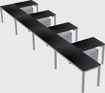 L-shaped desk