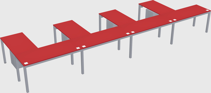 L-shaped desk