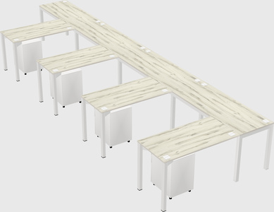 L-shaped desk