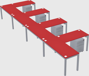 L-shaped desk