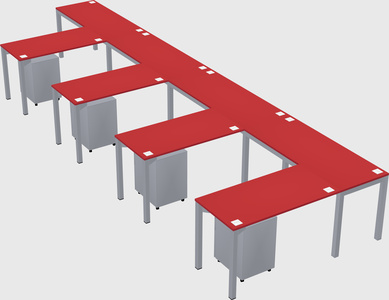 L-shaped desk