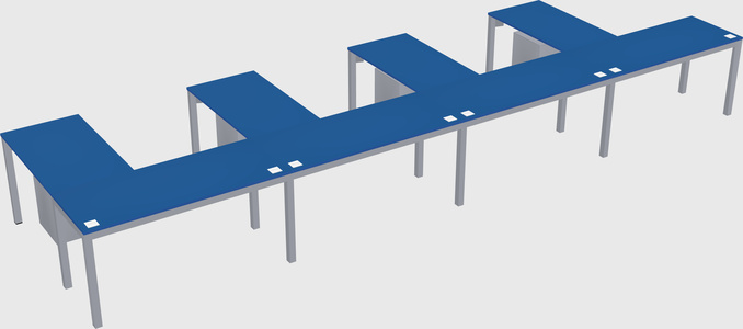 L-shaped desk