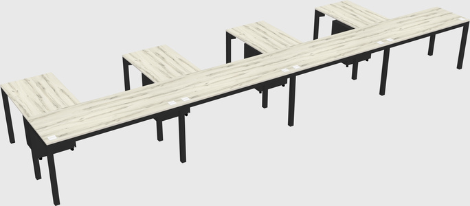 L-shaped desk