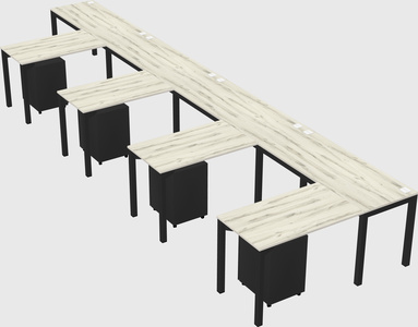 L-shaped desk