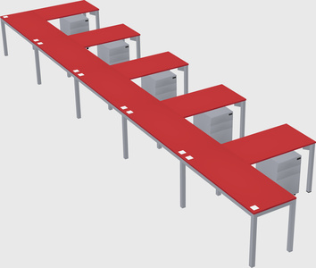 L-shaped desk