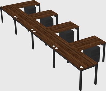 L-shaped desk