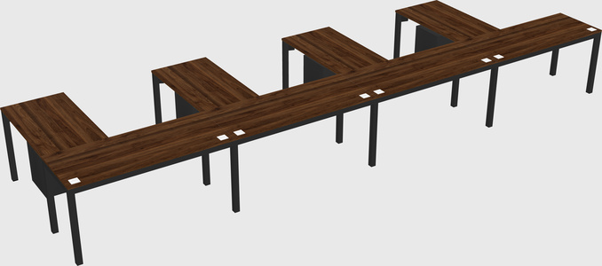 L-shaped desk