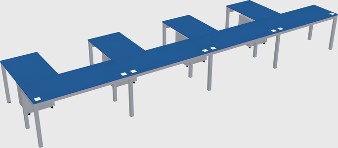 L-shaped desk