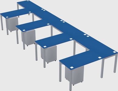 L-shaped desk